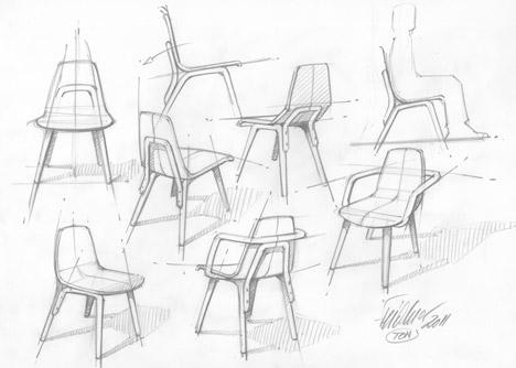 蒸汽弯曲复合木Tram椅子-奥地利Thomas Feichtner家居设计师作品为捷克家具品牌TON量身打造的---酷图编号7