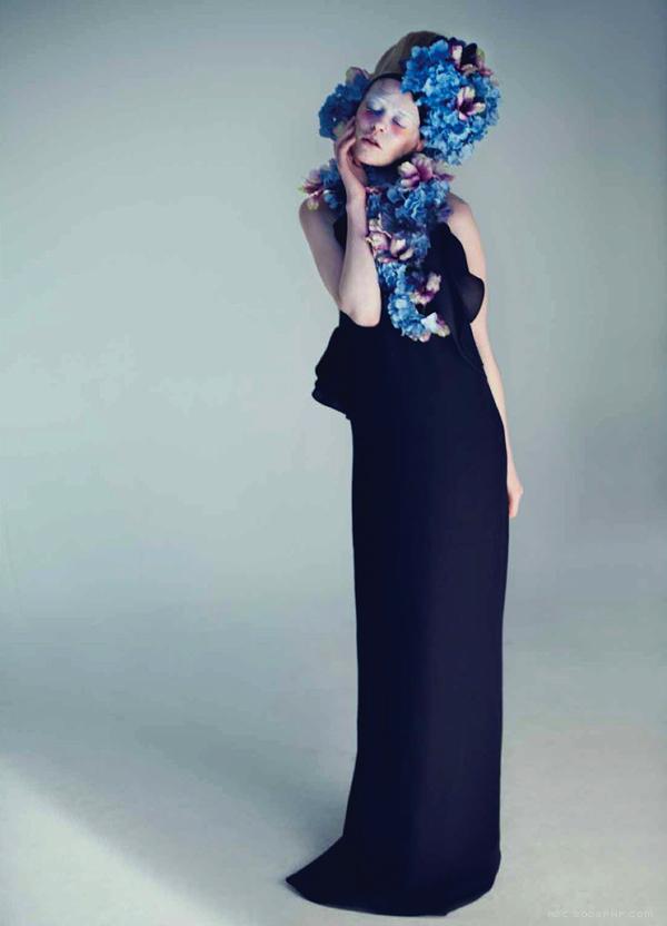 春天的花-“盛开”时尚芭莎Bazaar香港2013年3月---酷图编号3