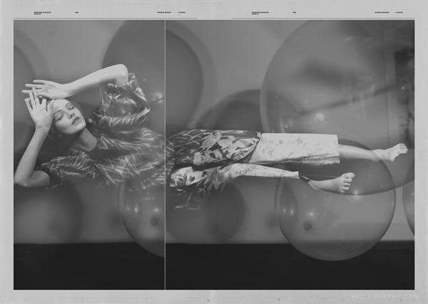 经典黑橙黄NEWWORK杂志第2期封面内页排版设计-美国纽约STUDIO NEWWORK品牌设计机构作品---酷图编号10