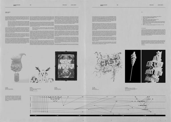 经典黑橙黄NEWWORK杂志第2期封面内页排版设计-美国纽约STUDIO NEWWORK品牌设计机构作品---酷图编号1