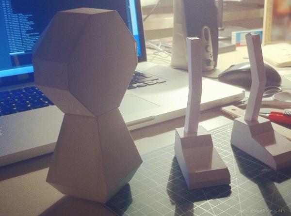 3D纸人-德国德绍玩具Benjamin Broschinski设计师Paper Ben作品---酷图编号6