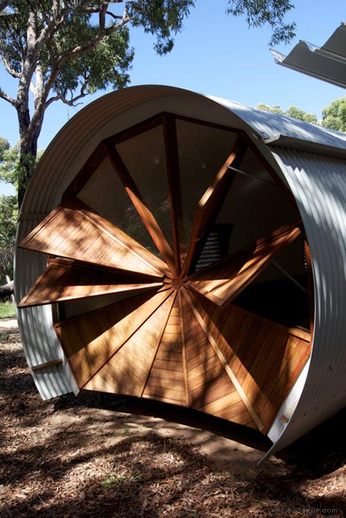 周末度假的好出去-风车豪华露营空间-德国Simon Laws建筑师作品---酷图编号1043249