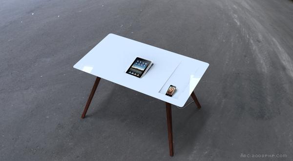 符合人体工程学的苹果设备的桌子---酷图编号2