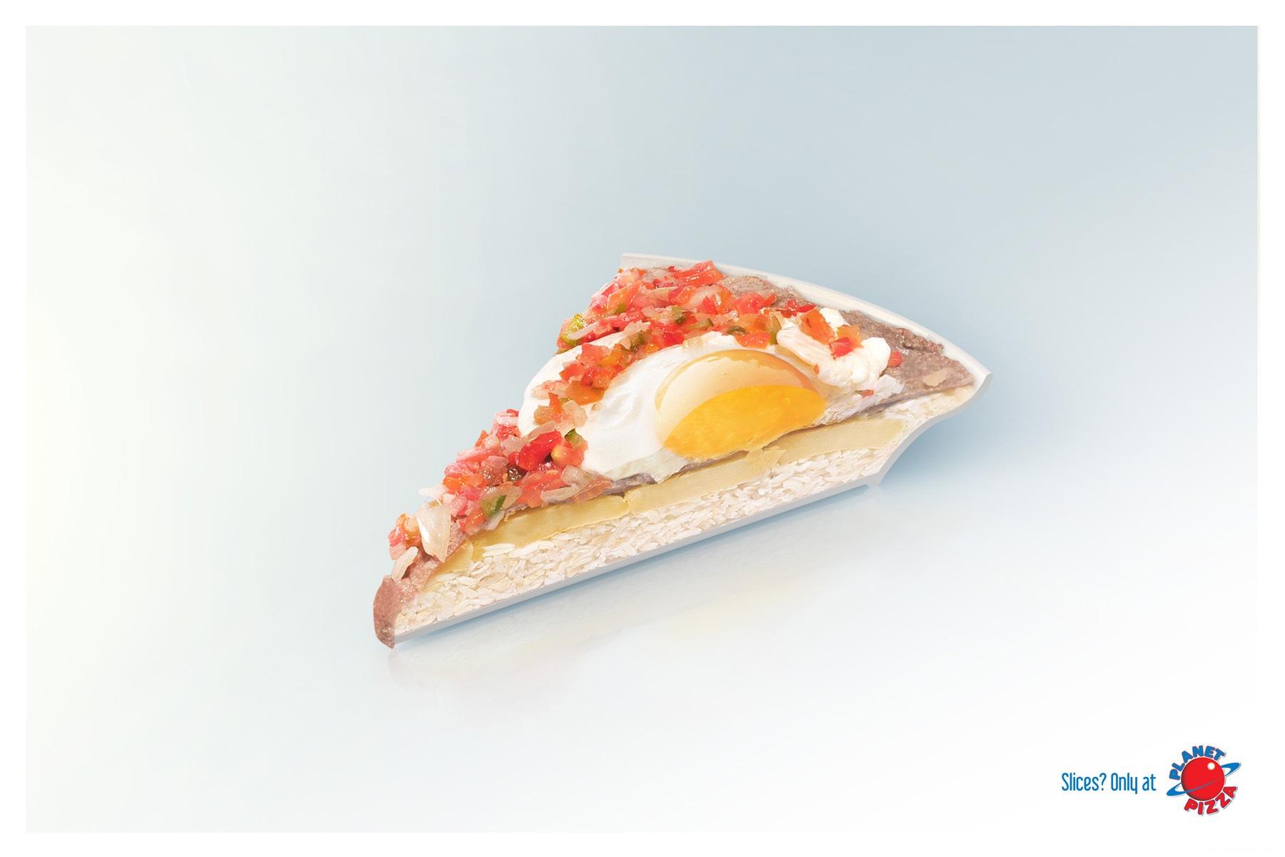 Planet Pizza披萨美食平面广告---酷图编号1