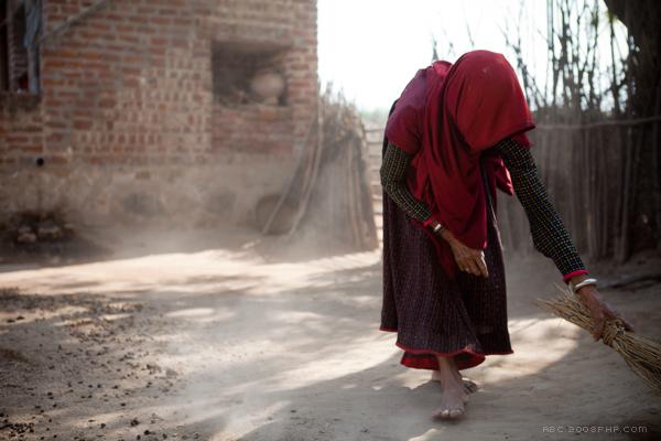 印度拉贾斯坦邦村庄居民纪实人像---酷图编号11