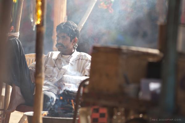 印度拉贾斯坦邦村庄居民纪实人像---酷图编号1