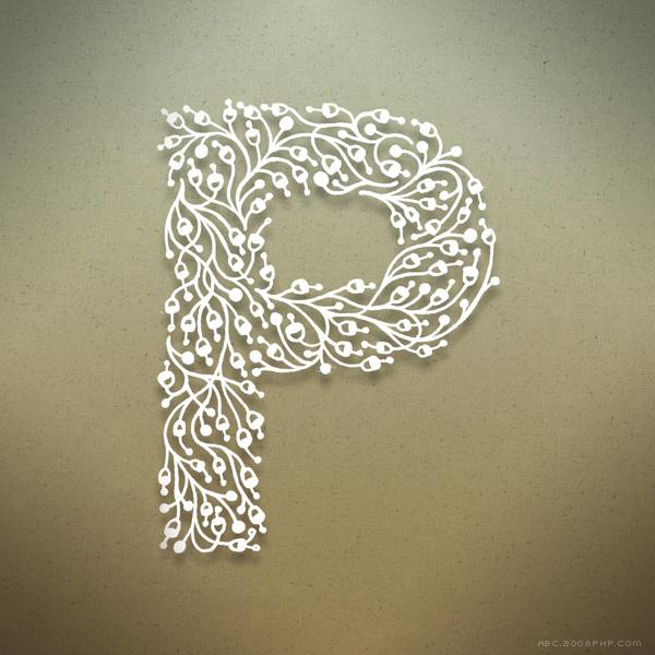 植物园字母插画---酷图编号15