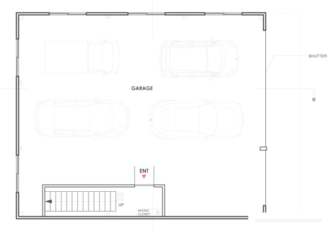 House-日本艾尔豪斯设计事务所作品,一间卧室和浴室都隐藏在这间仓库改建而成的白色盒子---酷图编号1045939