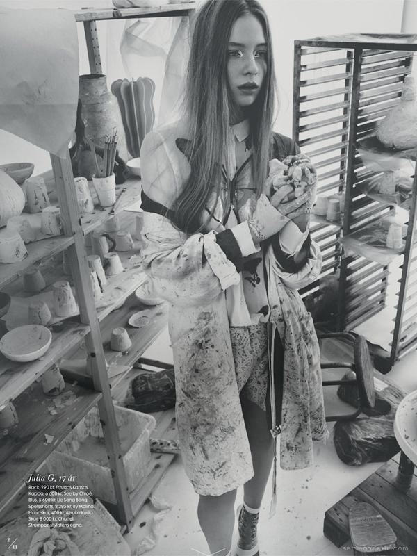 油漆粘土人像之美-ELLE世界时装之苑瑞典---酷图编号1046307