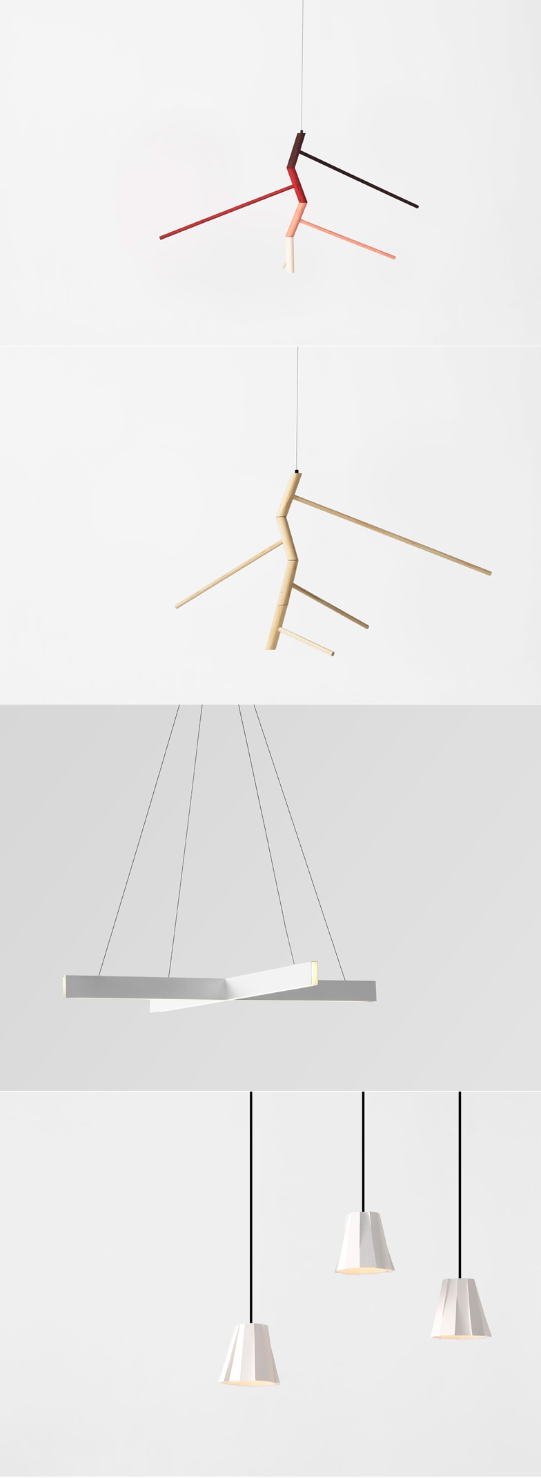 米兰科技博物馆展示的新家具照明系列,来自新西兰海湾的白色粘土制成的吊灯-新西兰Resident家居设计师作品图片