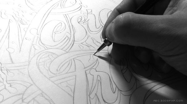 Nesian街立体字母插画T恤设计---酷图编号14