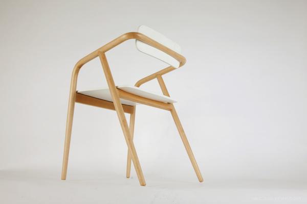 R2时尚枫木质靠背椅子---酷图编号5