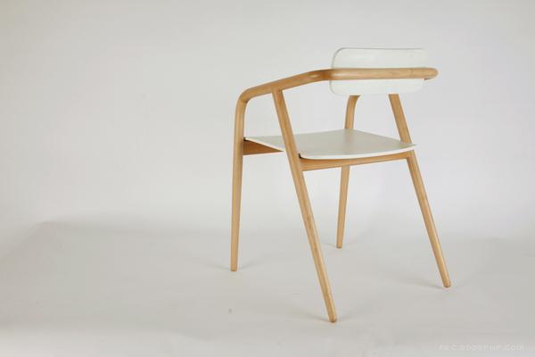 R2时尚枫木质靠背椅子---酷图编号4