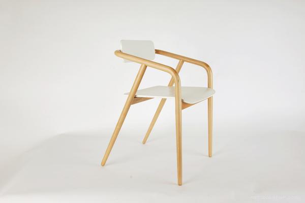 R2时尚枫木质靠背椅子---酷图编号3