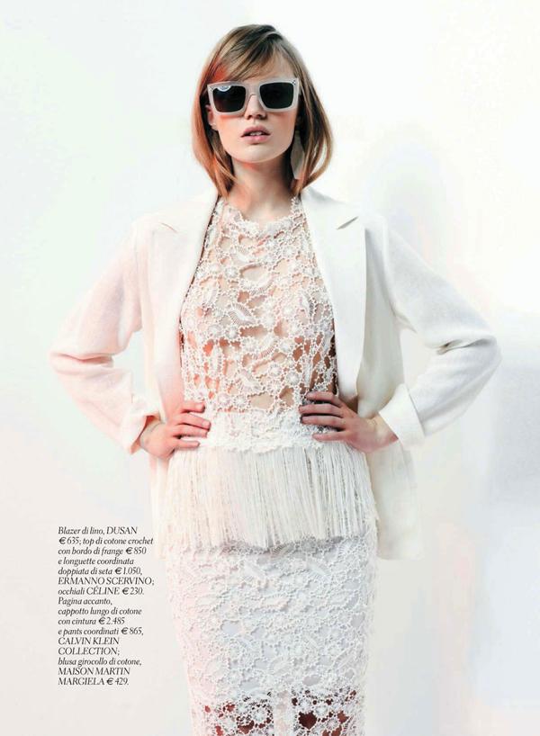 玛丽亚・朱利时尚白---酷图编号3