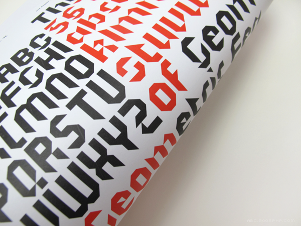 Funger Hei-中国人物和基本英文字母排版设计-灵感来自Helvetica字体海报---酷图编号9