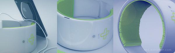 Hi.lo无线血压系统测试仪设计-简单易于使用,只需安装智能手机上的应用程序,将它打开并连接测试---酷图编号1051649