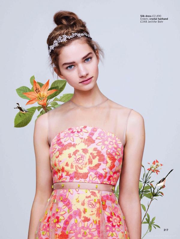 帕梅拉・汉森-英国魅力2013年6月-春季金色头发女孩人像---酷图编号4