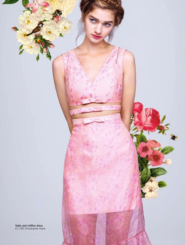 帕梅拉・汉森-英国魅力2013年6月-春季金色头发女孩人像---酷图编号3