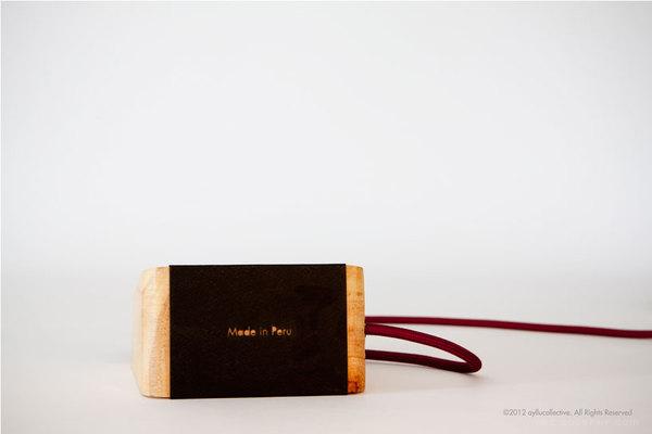 Lamparini手工松木灯-电缆颜色有棕色,酒红色和绿色---酷图编号4