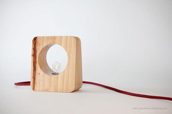 Lamparini手工松木灯-电缆颜色有棕色,酒红色和绿色---酷图编号1