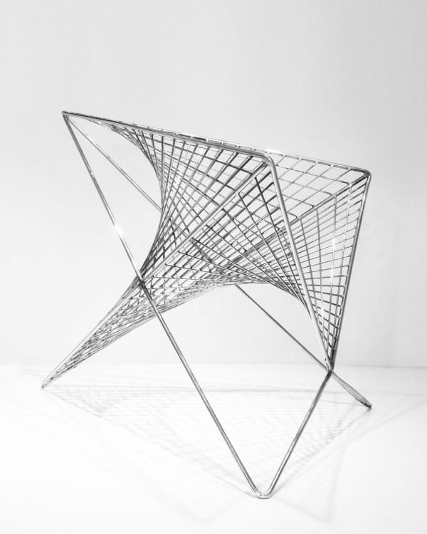 雕塑多孔金属抛物线椅子-洛杉矶Carlo Aiello设计师作品---酷图编号2