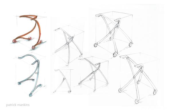 Walker扶手支架设计---酷图编号1054201