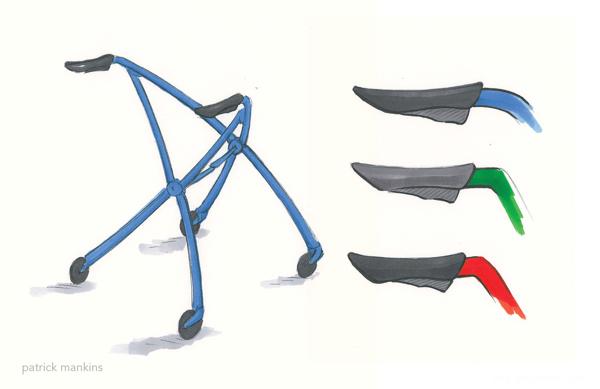 Walker扶手支架设计---酷图编号1054202