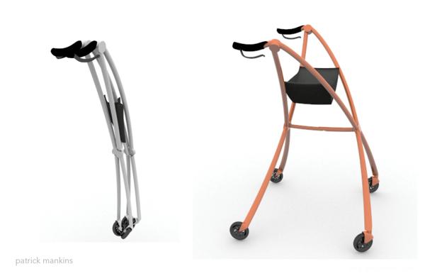 Walker扶手支架设计---酷图编号1054203