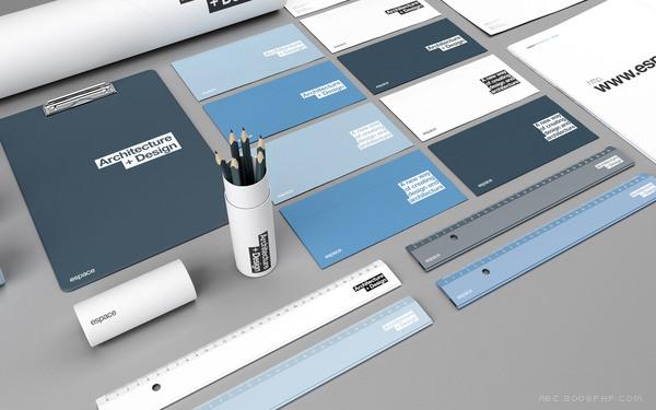 Espace建筑发展行业品牌设计-干净而简约的形式---酷图编号7