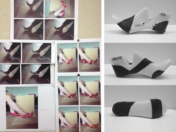 舒适灵活的运动踏板女性凝胶高跟鞋设计---酷图编号4