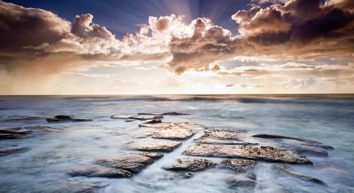 壮观自然海洋海岸美景图片