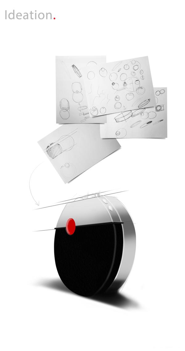 徕卡LEICA X3圆形概念数码相机设计---酷图编号1