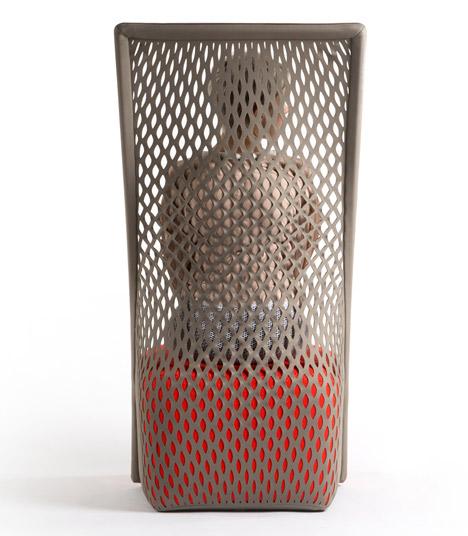 带吊床的摇篮网状休闲椅子-来自意大利家具Moroso品牌---酷图编号3