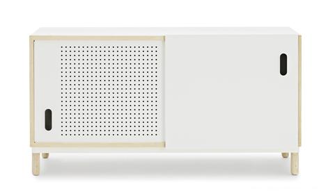 简单的的穿孔门餐具柜子-丹麦Simon Legald设计师作品---酷图编号1056400