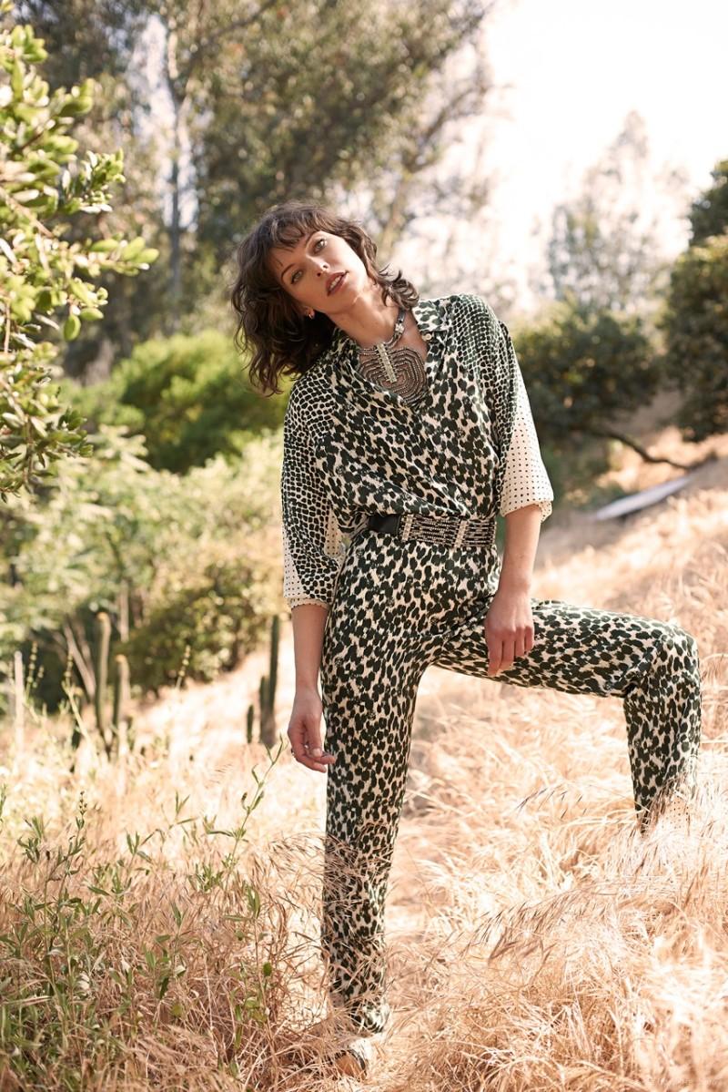 米拉・乔沃维奇-ELLE艾丽乌克兰2013-7月---酷图编号2