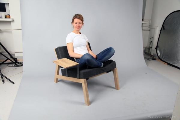 Armchair扶手椅-一个空间小,重量轻,但可以改变位置的扶手椅---酷图编号1059050