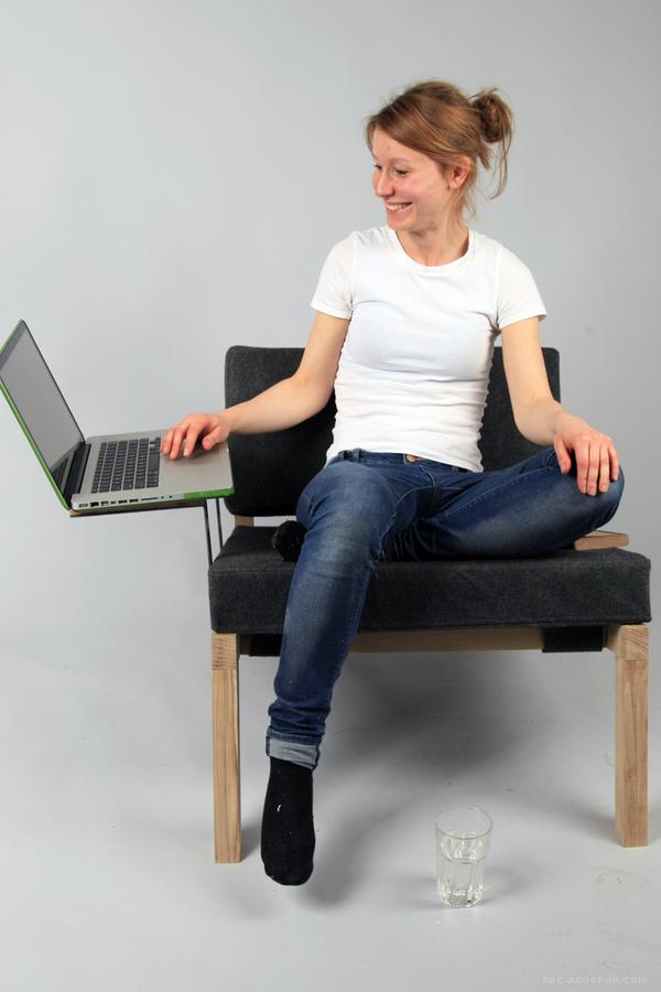 Armchair扶手椅-一个空间小,重量轻,但可以改变位置的扶手椅---酷图编号1059051