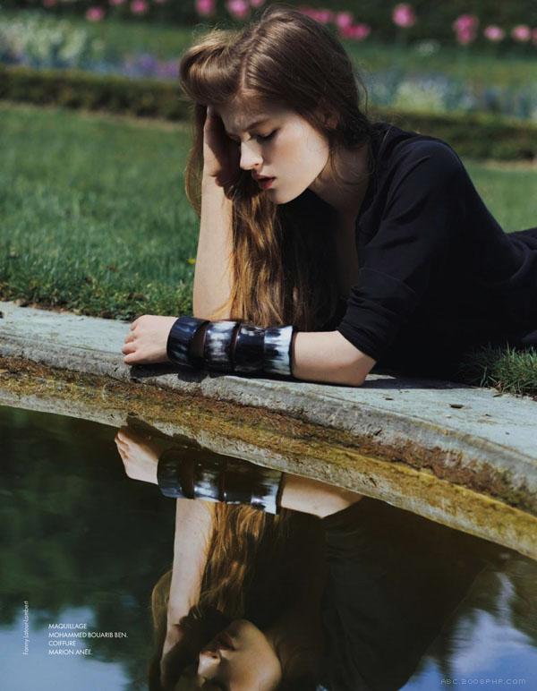 ELLE法国-美诱的莫莉・史密斯模特,黑美人传奇色彩人像---酷图编号6