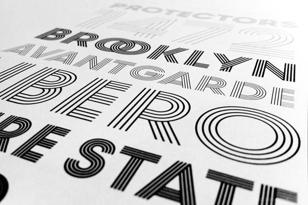 一个完全崭新的字体排版面貌-设计师改利用变灰度或彩色,给人一种不同的字体外观---酷图编号5