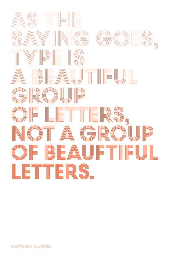 一个完全崭新的字体排版面貌-设计师改利用变灰度或彩色,给人一种不同的字体外观---酷图编号4