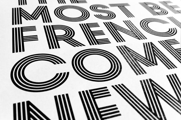 一个完全崭新的字体排版面貌-设计师改利用变灰度或彩色,给人一种不同的字体外观---酷图编号2