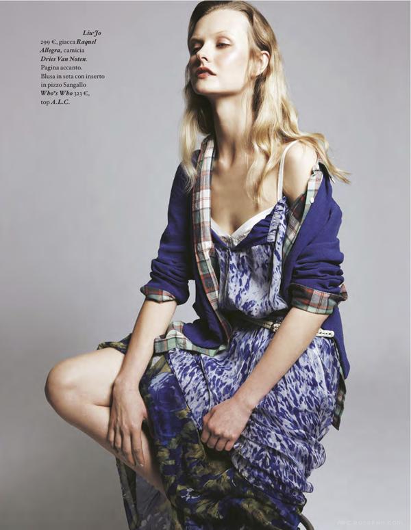 简单的人像时装拍摄-纯粹专注于华丽的服装与嬉皮士的感觉-大胆华丽的图案服装与嬉皮感觉---酷图编号7