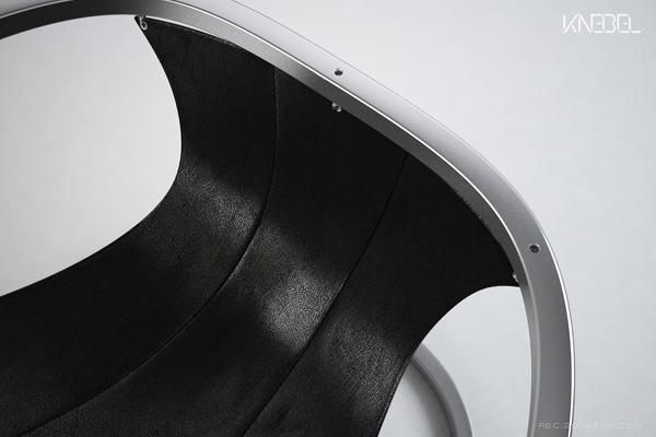 FLOA金属质感真皮扶手椅---酷图编号1061910