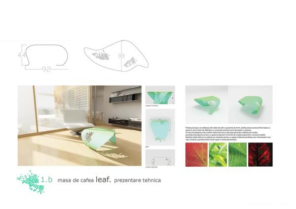 leaf镂空花纹茶几设计---酷图编号5