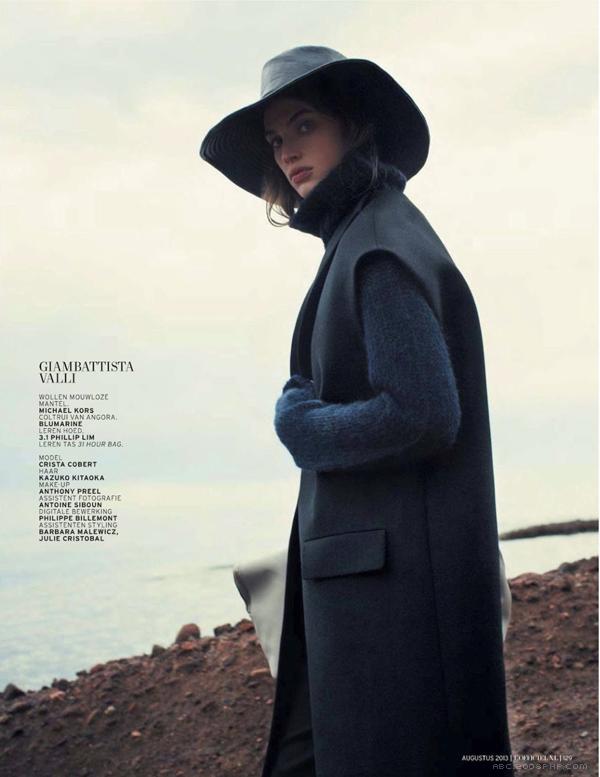 树木,海浪和岩石带来一个感性自然的拍摄-神秘和迷人的时装模特---酷图编号9