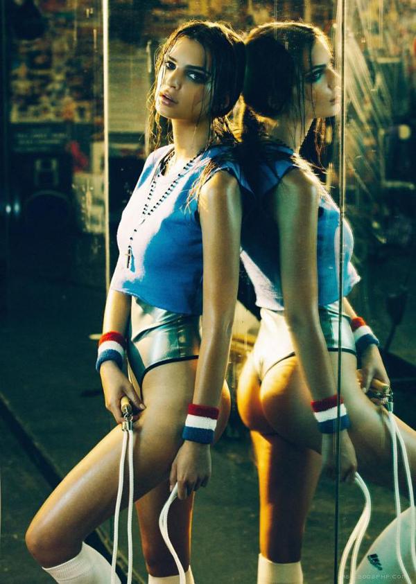 美诱热辣女拳击手-身穿美国夹克短裤和背心的典型拳击手风格人像---酷图编号6