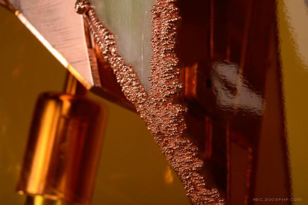 一个新的壮观的照明-由彩色玻璃面板,丰富色调的红宝石,琥珀和珍珠母组合,结合传统现代化铜电镀技术---酷图编号7