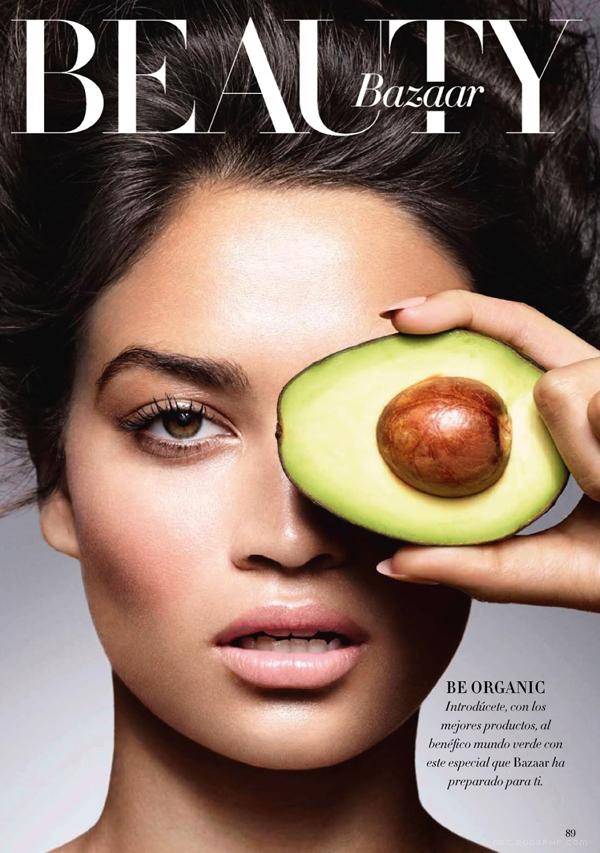 Bazaar芭莎墨西哥-摄影师采用鳄梨和蜂蜜,完美塑造圆润自然健康的人像美容图片---酷图编号3