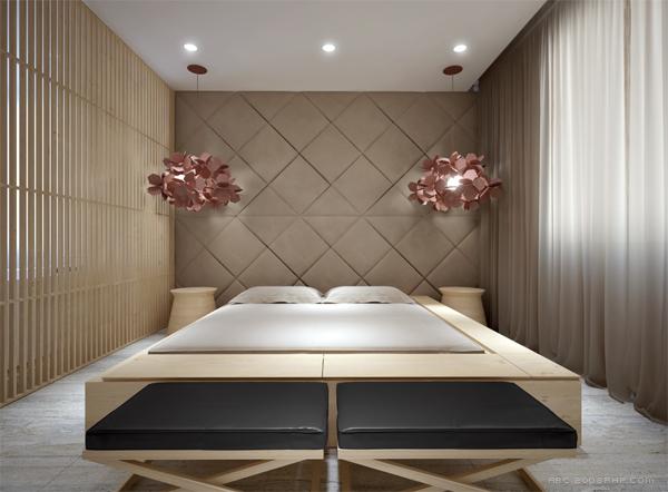 基辅公寓-黑色吊灯设计---酷图编号3